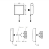 Antena de panel 5G con ganancia de 8dBi periódica logarítmica 7038V-8