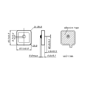 Antena GPS GLONASS de doble banda y baja pérdida de retorno 
