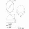 Antena activa GNSS de buena calidad para uso en exteriores GL225S 