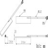 Antena de PCB interna de parche de 868 MHz GL-DY086