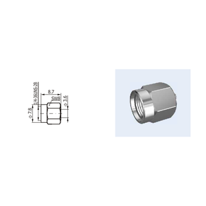 Conectores de cable semirrígidos rectos SMA