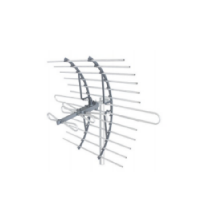 Antena yagi para exteriores de banda ancha de alta ganancia de 170-862 MHz 