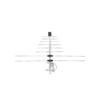 Antena yagi exterior con ganancia de 12dbi y conector F para canales UHF