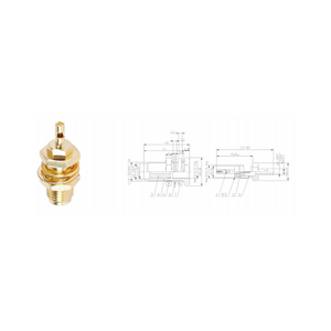 Conector tipo dividido SMA de 10 Ghz