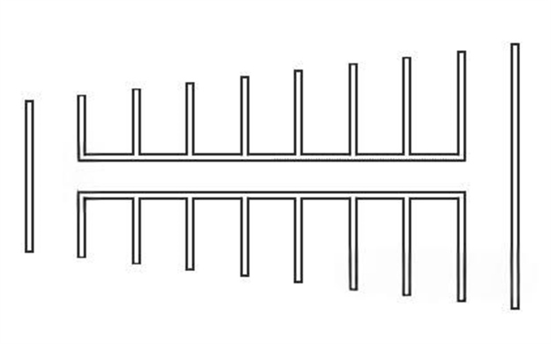 Diagrama de instalaci&oacute;n de la antena LPDA