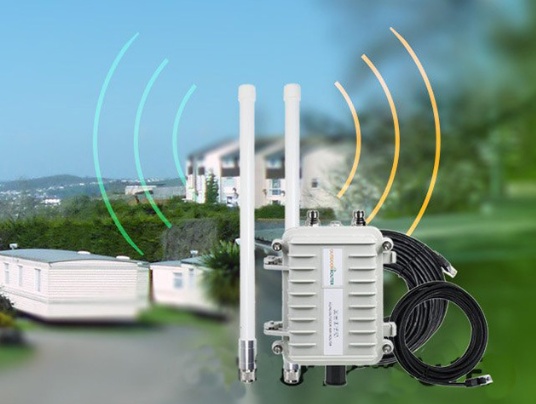 Antena de fibra de vidrio