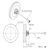 Antena de tornillo Lte completa de 4g para aplicaciones de 868 mhz GL046-019