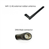 Conector macho SMA plegable Antena de goma WiFi de doble banda GL-DY4021 