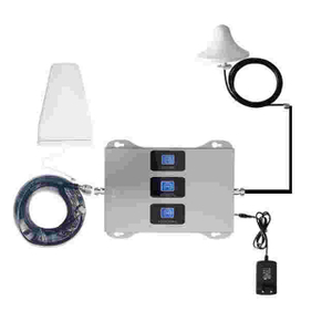 Amplificador de señal compacto de alta ganancia de tres bandas 850/900/1800/2100/2600MHz