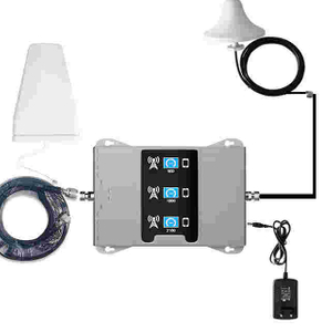 Amplificador de señal de alta ganancia de tres bandas divididas en frecuencia 900/1800/2100 MHz