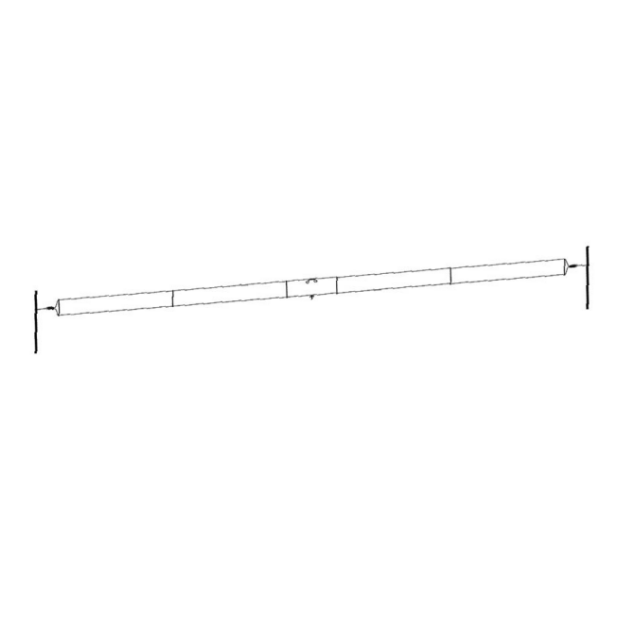  Antena HF con conector hembra UHF dipolo de banda completa de 2-30MHz