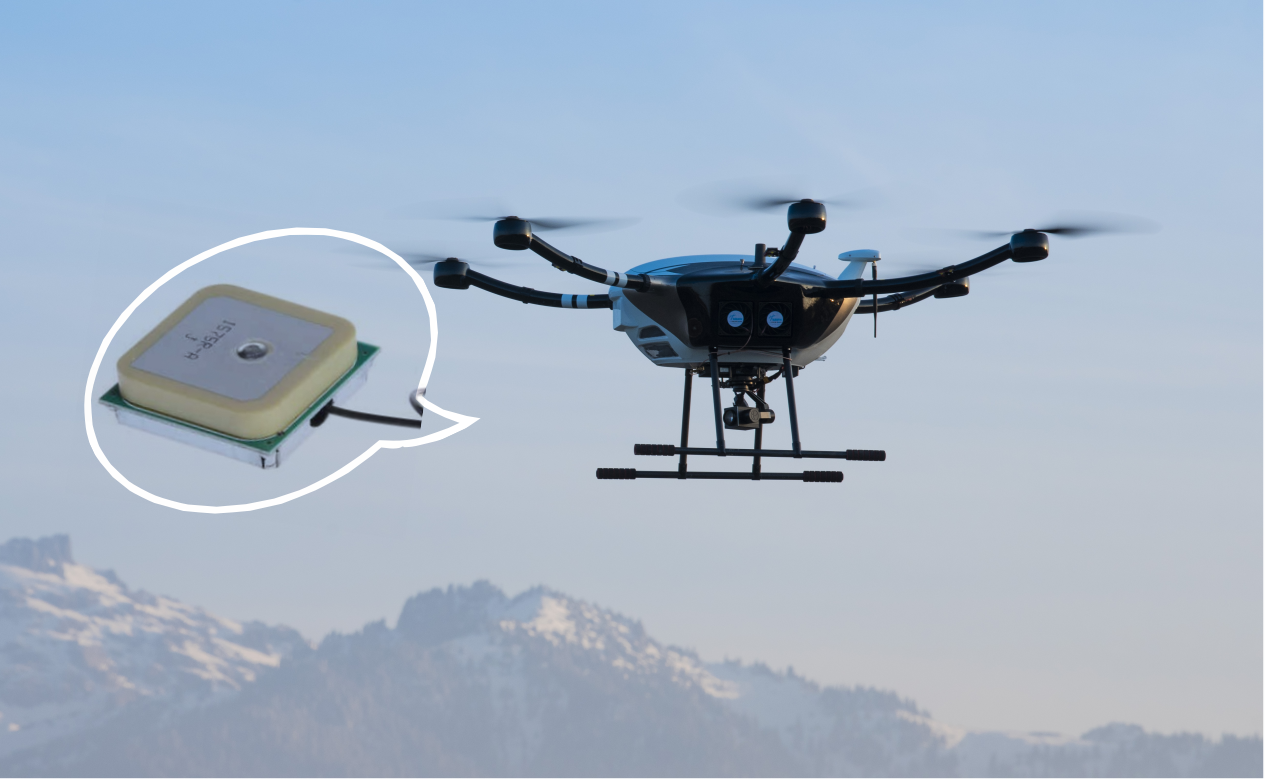 antena ceramica para drone