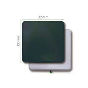 Antena de panel plano fijo para exteriores de 6 bandas con abrazadera